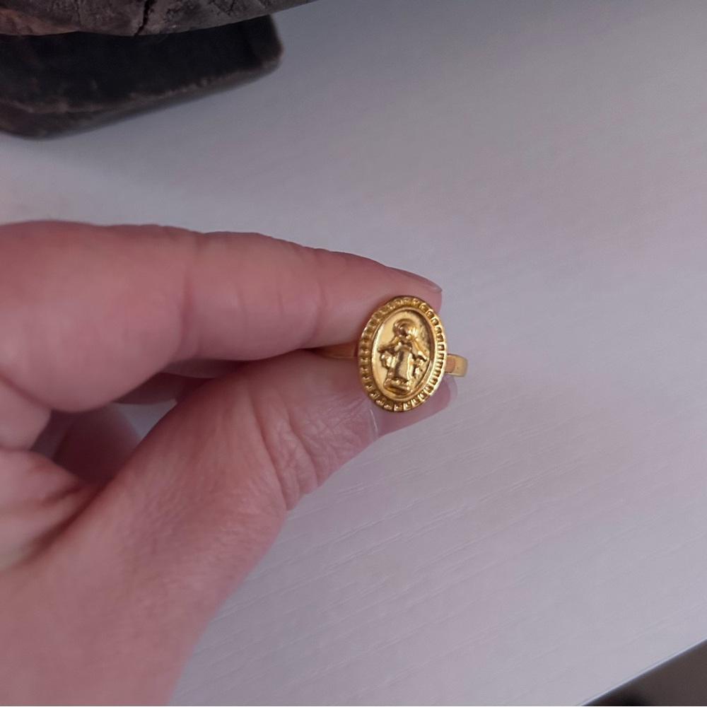 Religious figure ring